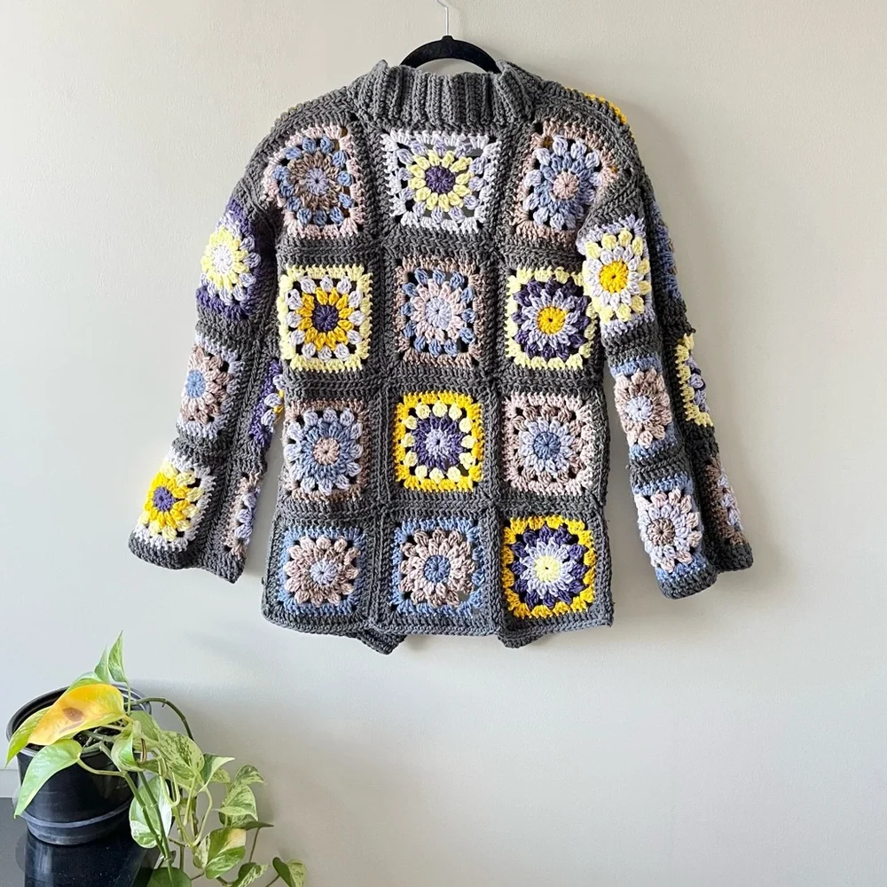 PATCHWORK CARDIGAN - Picture 2 of 4